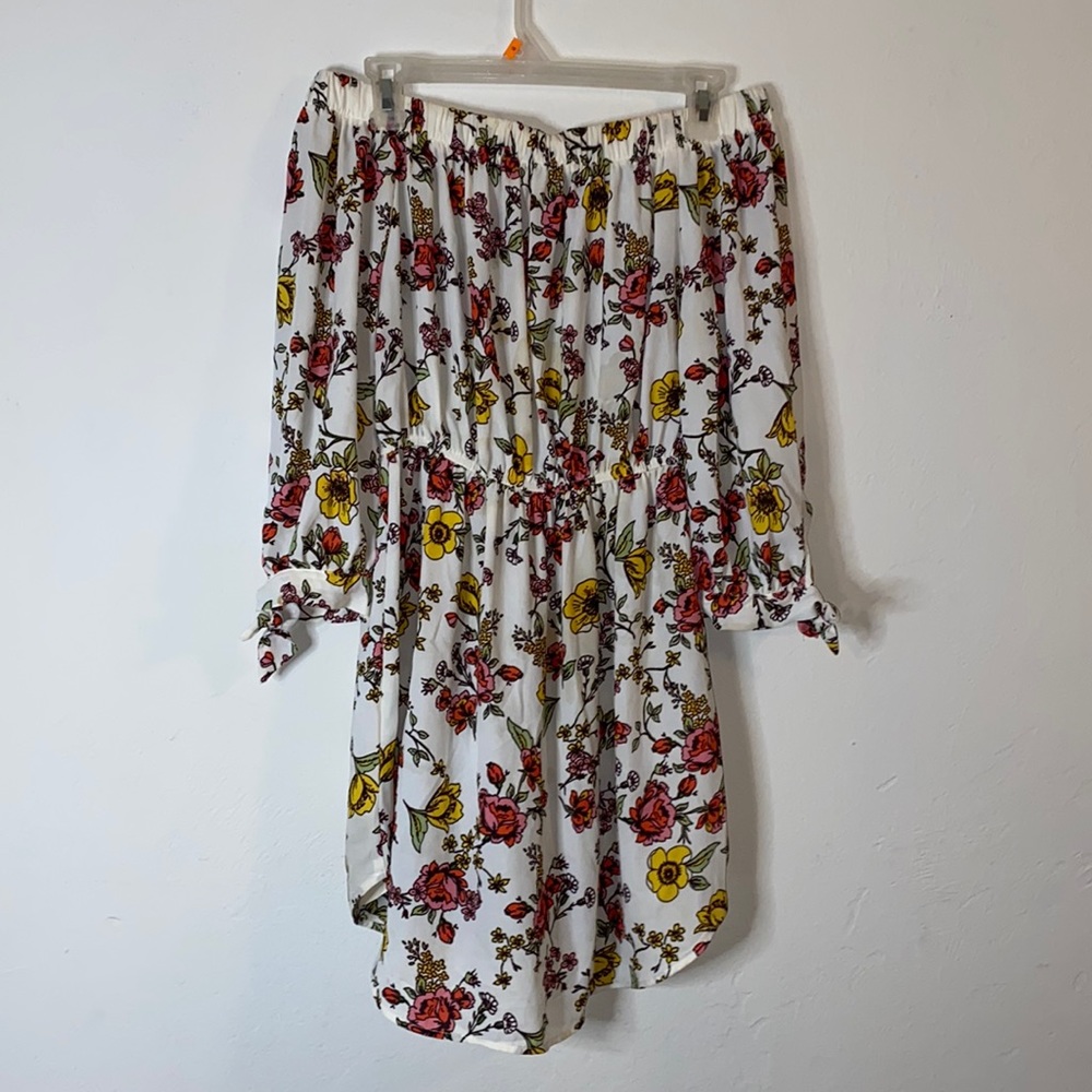 Womens Love J Off Shoulder Floral Dress